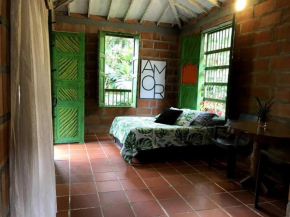 Cabaña con acceso al rio